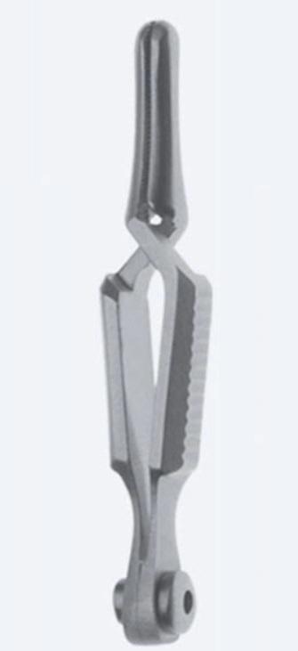 Зажими, хірургічні, типу "бульдог", "Dieffenbach", прямі, довжина щелепи 12 мм, загальна довжина 38 мм, 1 1/2". Бренд - Asanus Medizintechnik Gmb, Німеччина